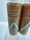 (2) Almay 900 Cappuccino Clear Complexion Blemish Foundation Makeup COMBINESHIP