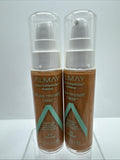 (2) Almay 810 Almond Clear Complexion Blemish Foundation Makeup COMBINESHIP