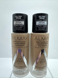 (2) Almay 170 Neutral Sun Beige Perfecting Comfort Matte Foundation COMBINESHIP