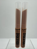 (2) NYX Pro Fix Stick 0.4 Dark Peach  Correcting Concealer Contour COMBINESHIP