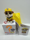 RUBBLE Ty Paw Patrol Mini Boo  Handpainted Collectible New SealED COMBINESHIP