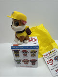 RUBBLE Ty Paw Patrol Mini Boo  Handpainted Collectible New SealED COMBINESHIP