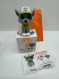 ROCKY Ty Paw Patrol Mini Boo  Handpainted Collectible New SealED COMBINESHIP