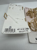 (2) Scunci Gold Metal Hair Claw Clips Jaw Small Medium 4pc Upscale COMBINESHIP