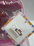 Pink Packed Party Hair Party 4 PC Accessory Set Confetti Bag Comb Jaw Claw Clip