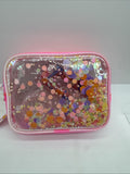 Pink Packed Party Hair Party 4 PC Accessory Set Confetti Bag Comb Jaw Claw Clip