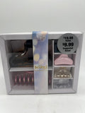 Scunci 6pc Jaw Claw Hair Clip Gift Set Pink Black Clear Small Medium FREE SHIP