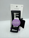 (2) Gimme XL Thick Hair Jaw Claw Clips Tight Hold Long Hair Black Jumbo Grip