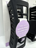 (2) Gimme XL Thick Hair Jaw Claw Clips Tight Hold Long Hair Black Jumbo Grip