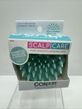 Conair Scalp Massager Hair Brush Seafoam Green Wet Dry Shampoo Lift COMBINESHIP