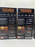 (3) Natural Copper No Bleach London Permanent Hair Dye Vegan Cruelty Free 7.4