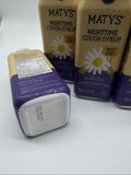 (4) Maty's Organic Immune Nighttime￼ Cough Syrup Honey Chamomile 6oz COMBINESHIP
