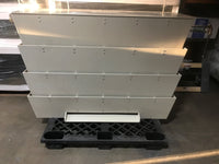 Seaside Aquatics 60" Koi Pond 4 Tier Bakki Shower Filter & Ceramic Bacteria House Media Pipe Outlet or Waterfall Bottom