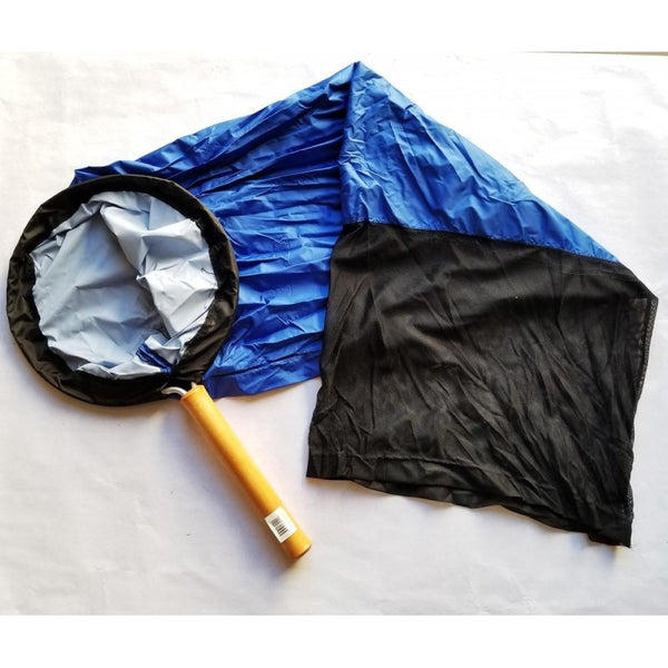 Koi Sock Net w/ wood Handle 12" Diameter BLUE COLOR