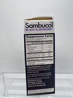 Sambucol Black Elderberry Syrup Advanced Immune Vitamin C + Zinc 4 oz 12/23