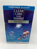 Clear Care Plus HydraGlyde Cleaning and Disinfecting Solution -12 fl oz (2 Pack)