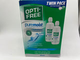 Opti-Free Pure Moist Contact Lens Solution Twin Pack 2x 10 oz