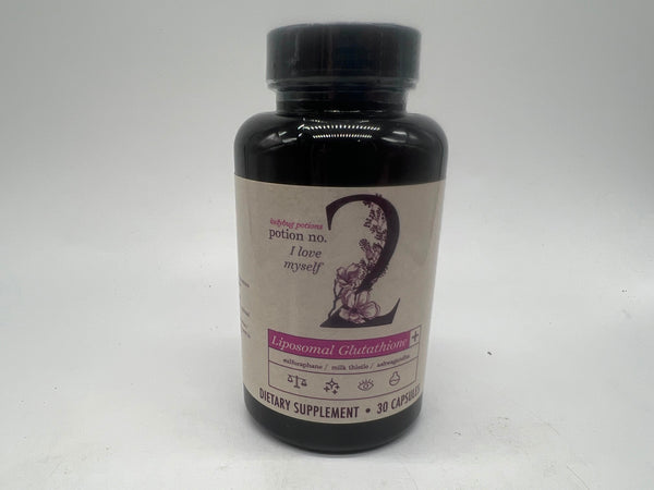 Ladybug Potion No 2 I Love Myself LIPOSOMAL GLUTATHIONE 30 capsule 12/24