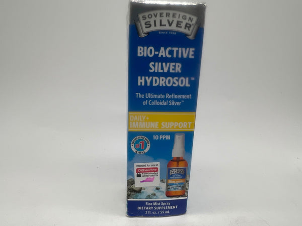 Sovereign Silver 10ppm Fine Mist 2 Oz  Silver Hydrosol. Single