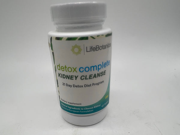 Detox Complete Kidney Cleanse Life Botanica 63 Tablet diet Dandelion COMBINESHIP