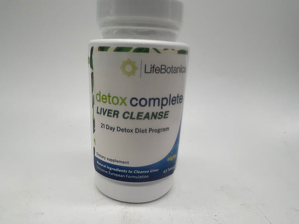 Detox Complete Liver Cleanse Diet day night Life Botanica 21 day COMBINESHIP