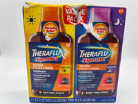 Thera Flu Berry Day Night Severe Cold & Cough Syrup Express Flu Relief 8oz 2/26