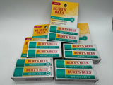 (5) Burt's Bees NEW Medicated Moisturizing Menthol Lip Balm old formula 10 total