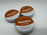 (3) Vaseline Lip Therapy Lip Balm Tin Cocoa Butter 0.6 oz