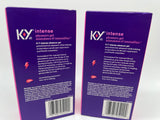 (2) Intense Pleasure Gel K-Y .34 Oz Lubricant Female Stimulant Intensifies Sex
