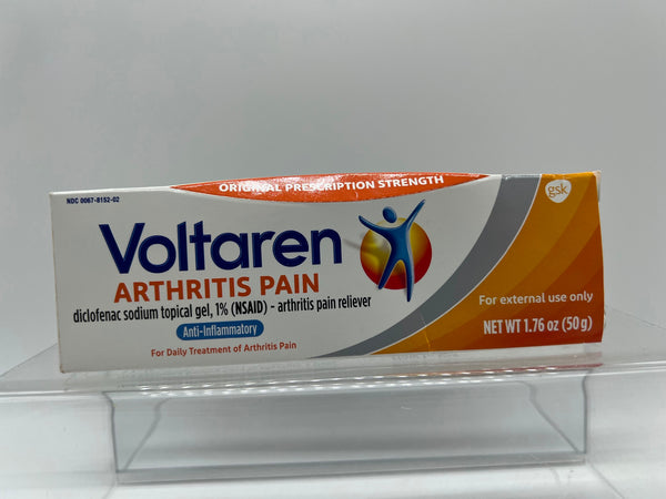Volteran Arthritis Pain Relief Inflamation Gel 1.76 oz 12/26