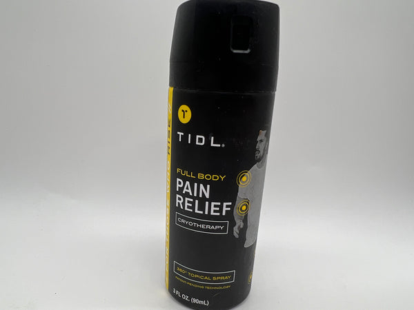 TIDL Sport Cryotherapy 360 Topical Muscle Joint Back Pain Relief Spray 3oz 4/26