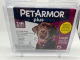 Pet Armor Plus Flea Tick Prevention Large Dogs 45-88lbs 3 App. COMBINE SHIPPING