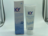 (2) KY Natural Feeling Moisturizing Lubricant w/ Hyaluronic Acid 3.38oz NEW