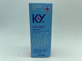 (2) K-Y KY Ultra Gel Slide Premium Water Based Personal Lubricant 1.5 oz