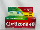 Cortizone 10 Maximum Strength Lasts itch moisturizer 10 Hours itch cream 2oz