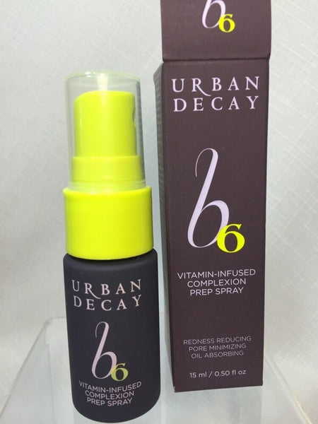 Urban Decay B6 Vitamin-Infused Complexion Prep Spray 0.5 Travel  Deluxe Sz