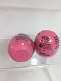 (2) eos Smooth Lip Balm Sphere Strawberry Sorbet Lip Balm .25oz