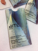(3) Bite Agave Lip Mask Champagne Natural Smashed 9 Samples Total Mini Travel