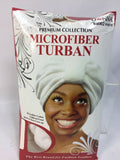 Donna Collection Microfiber Turban White  Nighttime Sleep Rollers