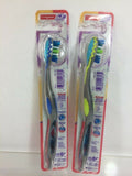 (2) Colgate 11 Soft  Total 360 4 Zone Whole Mouth Clean Manual Toothbrush