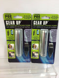 (2) Silver Gear Up 2200 MAH Powerbank Portable Charger iPhone Android Micro USB