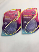 (2) Clear Dr. Scholl's Dreamwalk Ball of Foot Cushions High Heel No Slip Rubbing