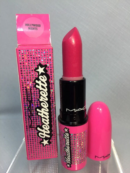 BNIB MAC Hollywood Nights Lipstick Heatherette Collection Satin New With Box