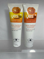 (2) Yes To Tomatoes Clear Face Wash Daily Clarifying CLEANSER, 3.38 oz