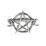 Alchemy Gothic R234 Goddess Ring Moon Pentagram Wiccan England