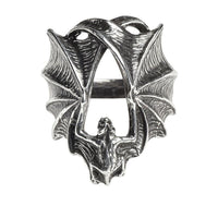 Alchemy Gothic R216 - Stealth Ring England Bat Wing Goth