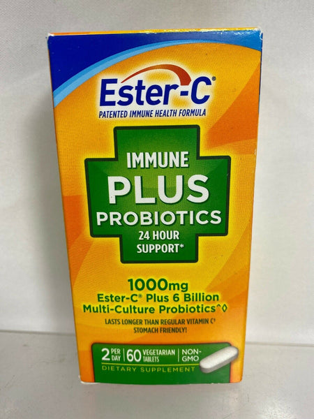 Ester-C Immune Plus Probiotics, Sundown Naturals, 60 tablet 4/20