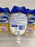 (3) TUMS Chewy Bites Antacid Lemonade Lim Edition Extra Strength 750 60ct 12/20