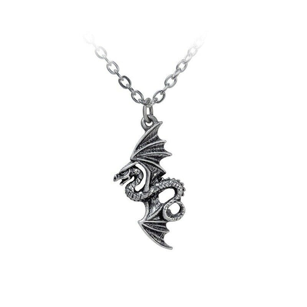 Alchemy P917 Flight of Airus Necklace Gothic Pendant England Dragon Wing
