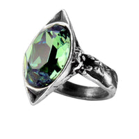 Alchemy Gothic R120  Absinthe Fairy Spirit Crystal Ring